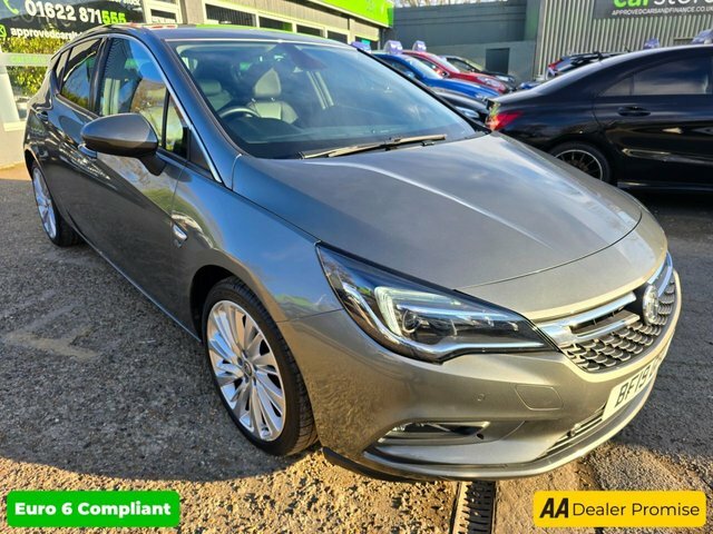 Compare Vauxhall Astra 1.4 Elite Nav Ss 148 Bhp In Grey With 34,000 M BF19GFU Grey