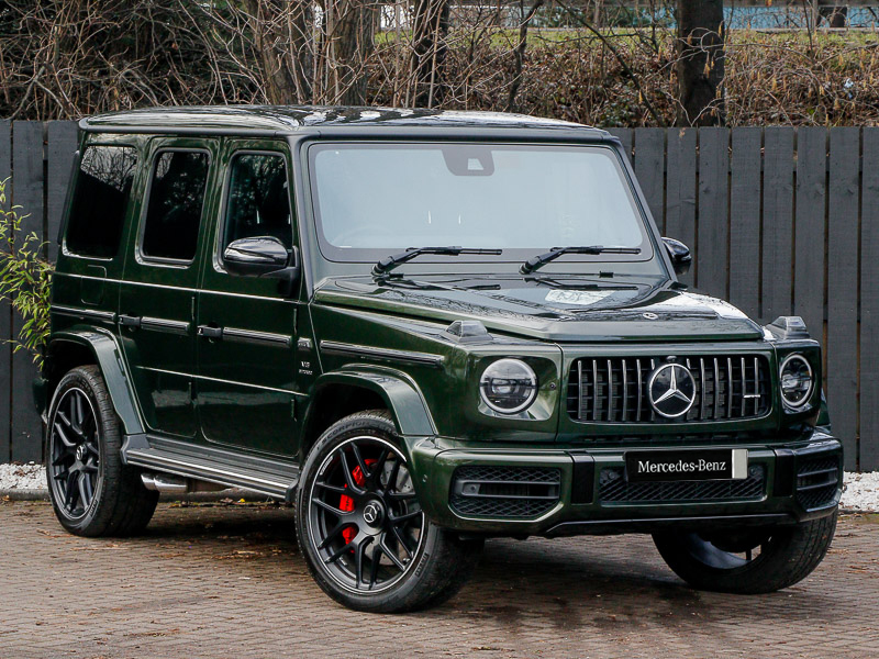 Compare Mercedes-Benz G Class G63 9G-tronic SP73NRO Green
