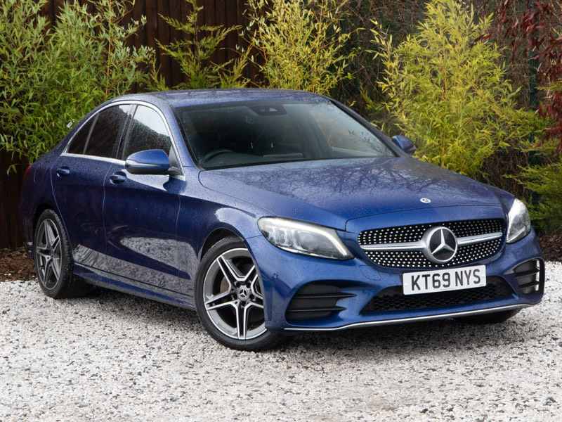 Compare Mercedes-Benz C Class C200d Amg Line Edition Premium KT69NYS Blue