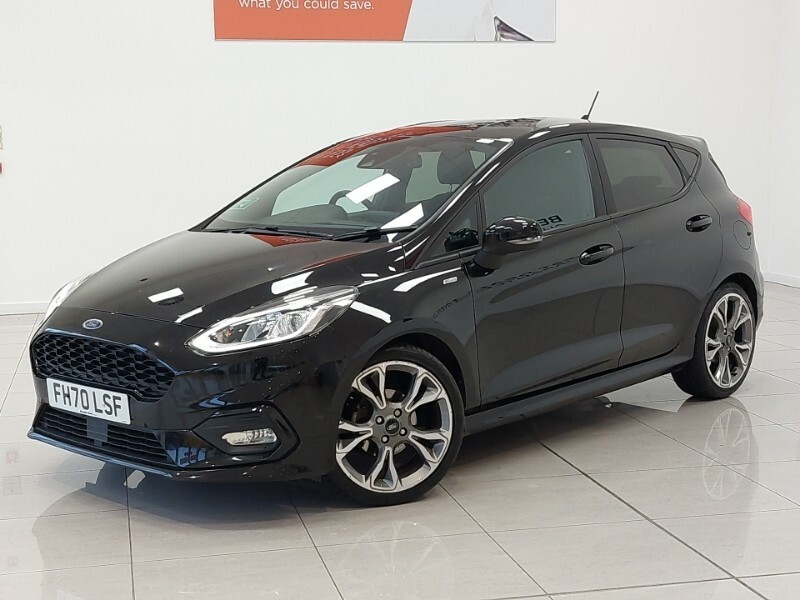 Compare Ford Fiesta 1.0 Ecoboost Hybrid Mhev 155 St-line X Edition FH70LSF Black