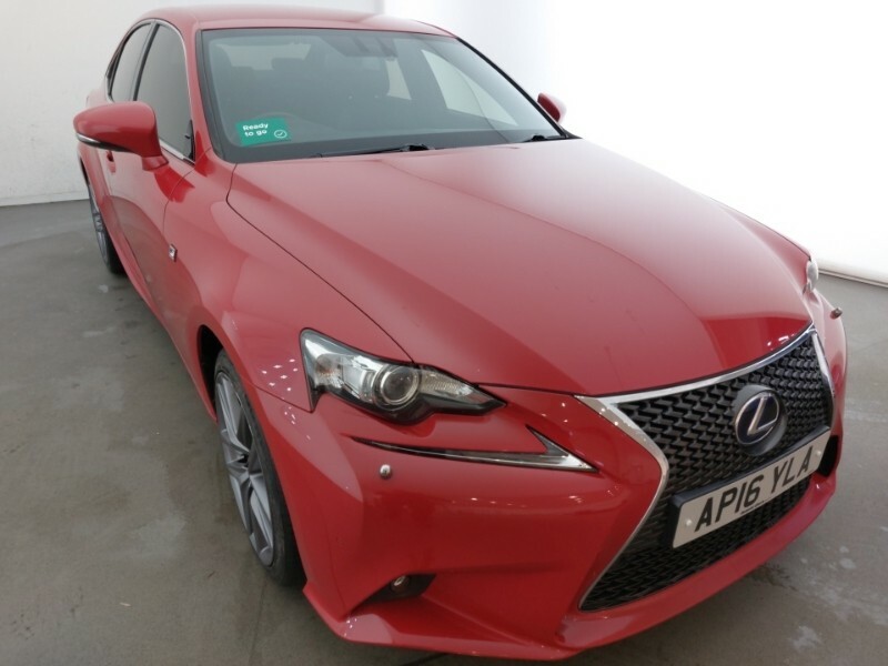 Compare Lexus IS 300H F-sport Cvt AP16YLA Red
