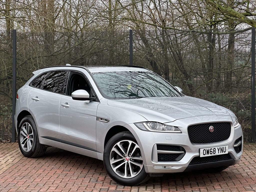 Compare Jaguar F-Pace 2.0 D180 R-sport Awd Euro 6 Ss OW68YNU Silver