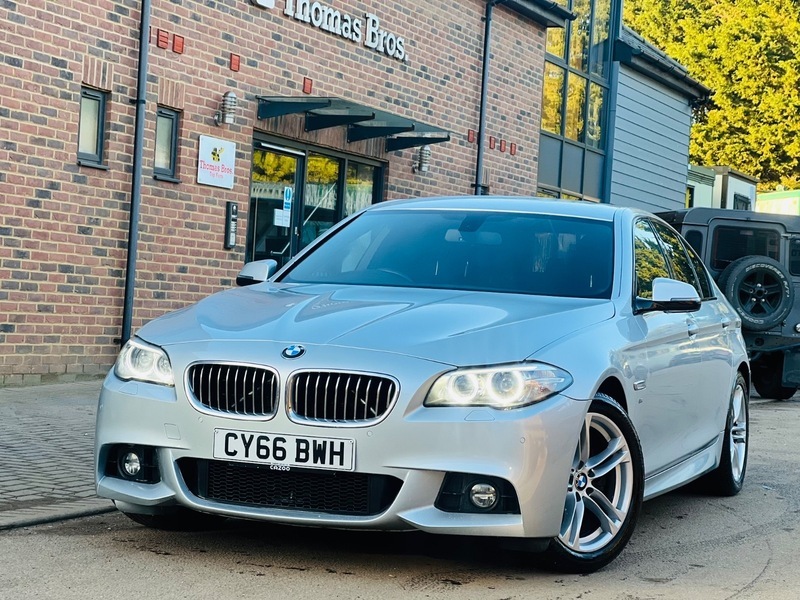 Compare BMW 5 Series 520D M Sport CY66BWH Silver