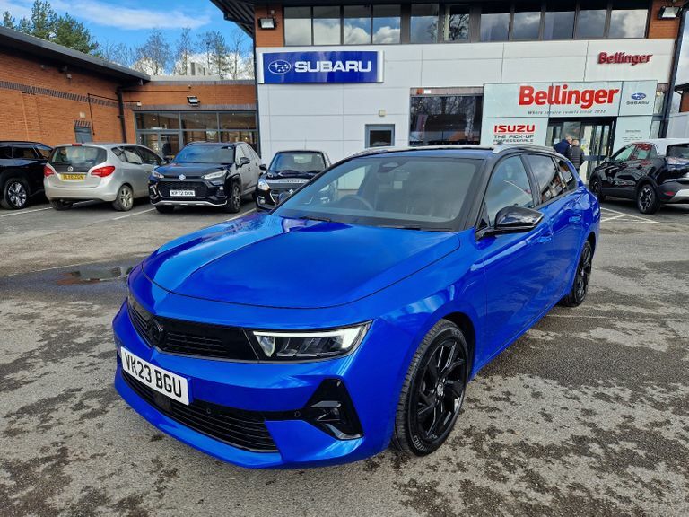 Compare Vauxhall Astra 1.2 Turbo 130 Gs VK23BGU Blue