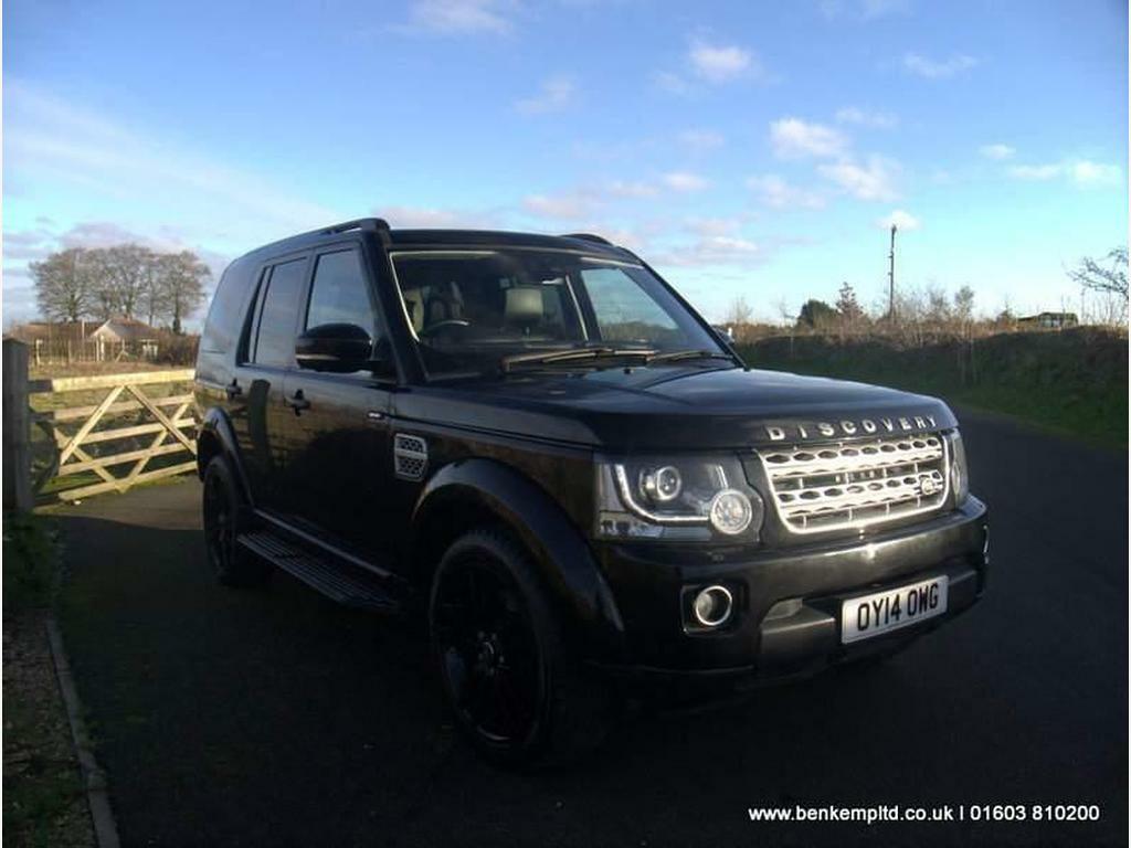 Compare Land Rover Discovery 4 4 3.0 Sd V6 Hse Luxury 4Wd Euro 5 Ss OY14OWG Black