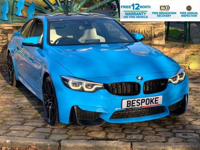 Compare BMW M4 3.0 M4 Competition 444 Bhp FR19NLV Blue