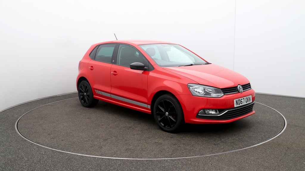 Compare Volkswagen Polo R-line ND67OKW Red