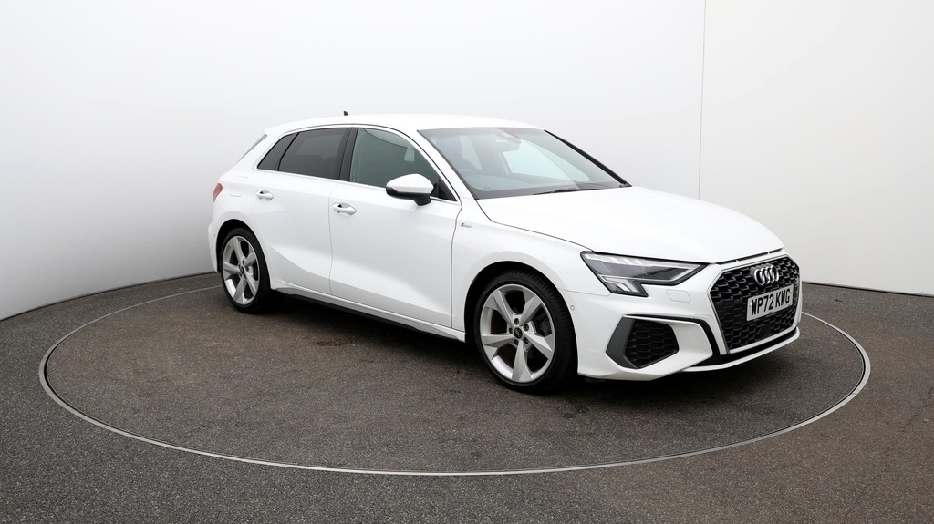 Compare Audi A3 S Line WP72KWG White