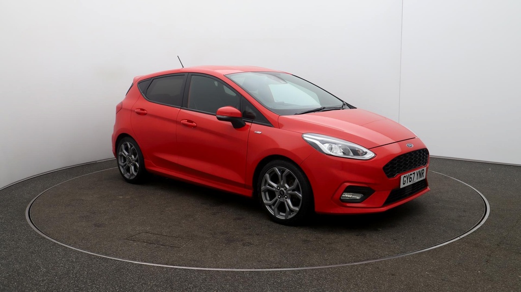 Compare Ford Fiesta St-line X GY67YNR Red