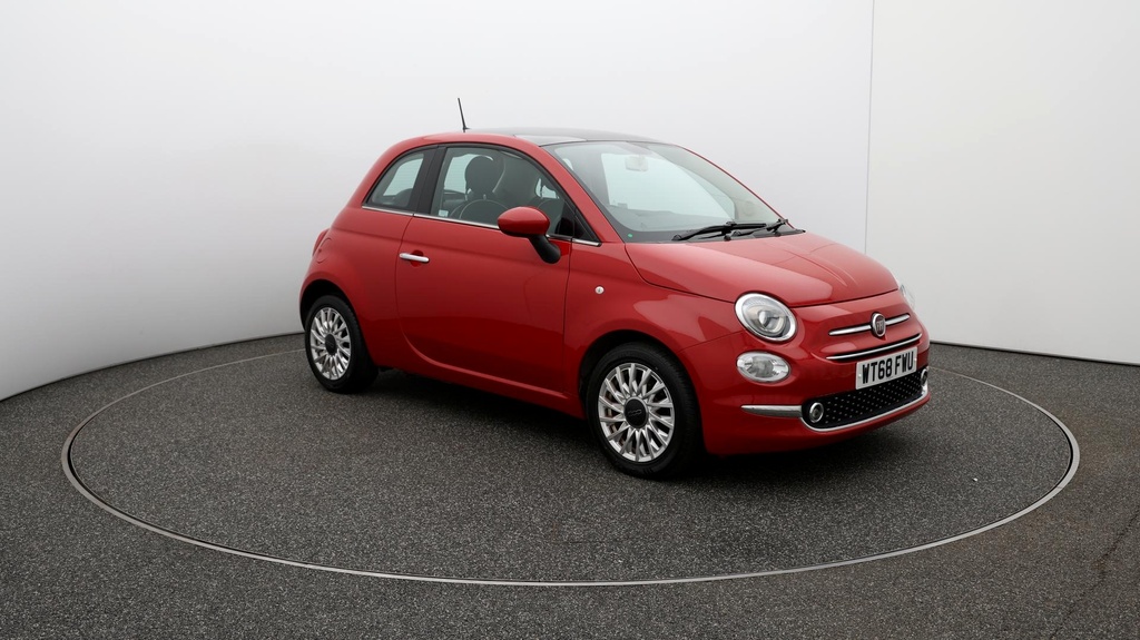 Compare Fiat 500 Lounge WT68FWU Red