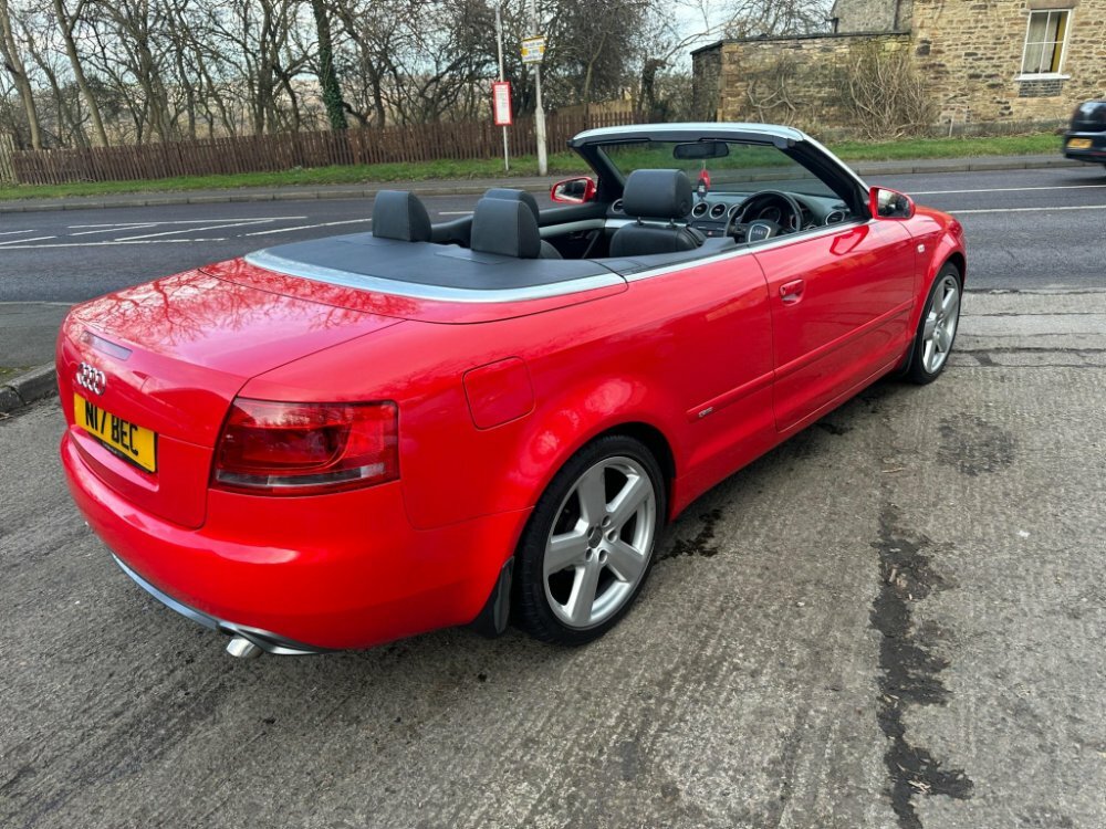 Compare Audi A4 Cabriolet 2.0 Tdi S Line N17BEC Red