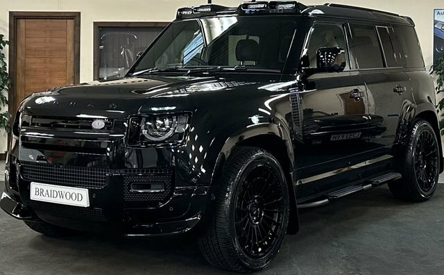 Compare Land Rover Defender Estate OV73WOM Black