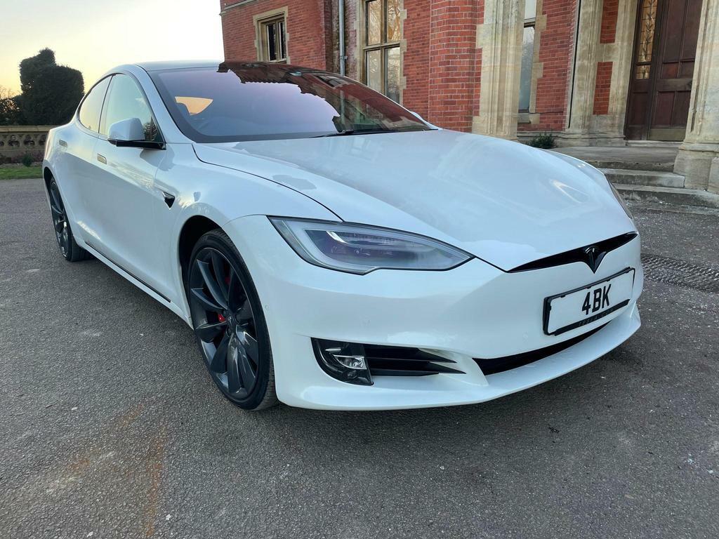 Tesla Model S Dual Motor Performance Ludicrous 4Wd White #1