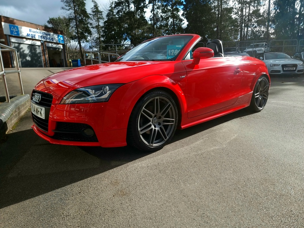Compare Audi TT Tfsi Black Edition U13289 Ulez ML14WPK Red