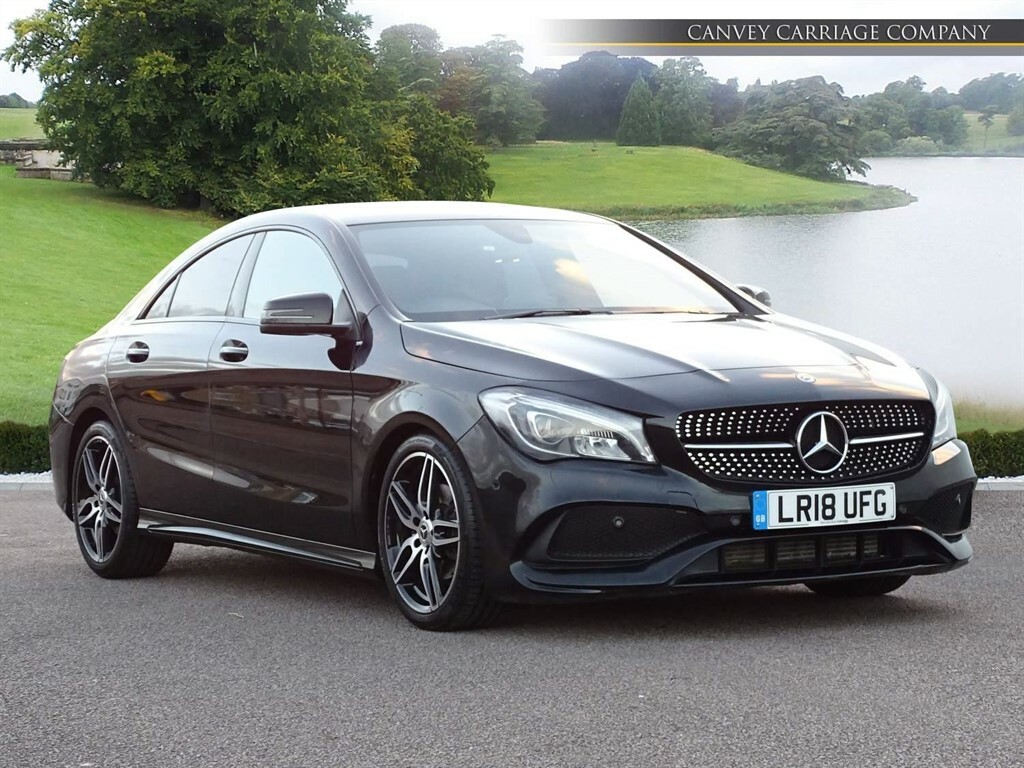 Compare Mercedes-Benz CLA Class 1.6 Amg Line Coupe 7G-dct Euro 6 Ss LR18UFG Black