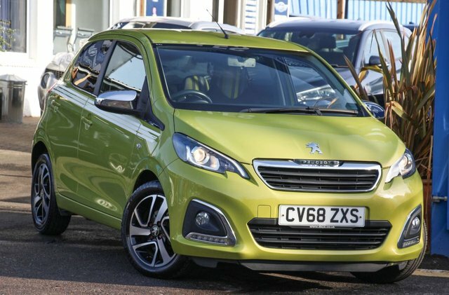 Compare Peugeot 108 1.0 Collection 72 Bhp CV68ZXS Green