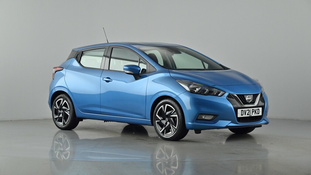 Compare Nissan Micra 1.0 Ig-t Acenta DV21PKD Blue