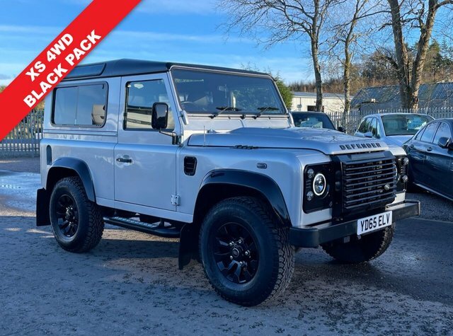 Compare Land Rover Defender 2.2 Td Xs Station Wagon 4Wd Black Pack 1 YD65ELV Silver