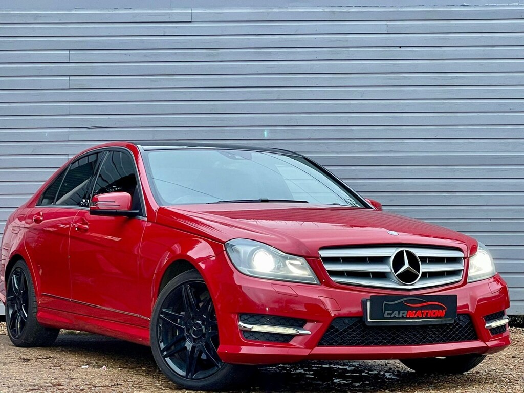 Compare Mercedes-Benz C Class 2.1 C220 Cdi Blueefficiency Amg Sport Plus G-troni FY13YVO Red
