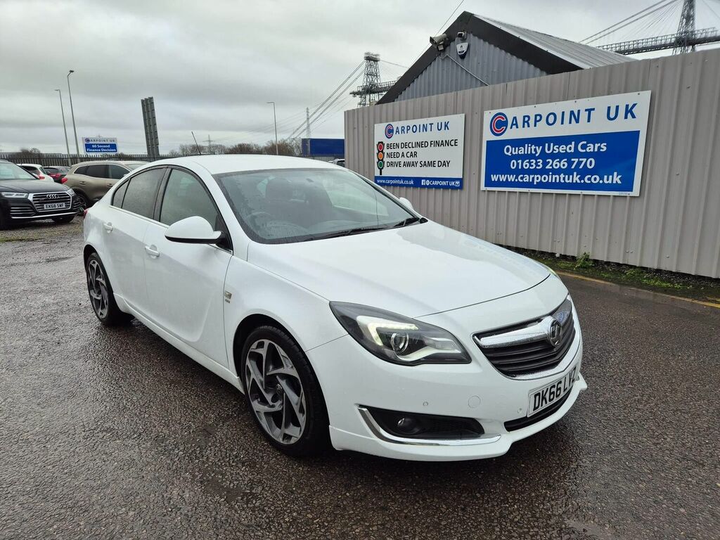 Compare Vauxhall Insignia Hatchback 1.6 DK66LVZ White