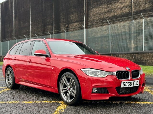 Compare BMW 3 Series 2.0 320D Xdrive M SD66YJE Red