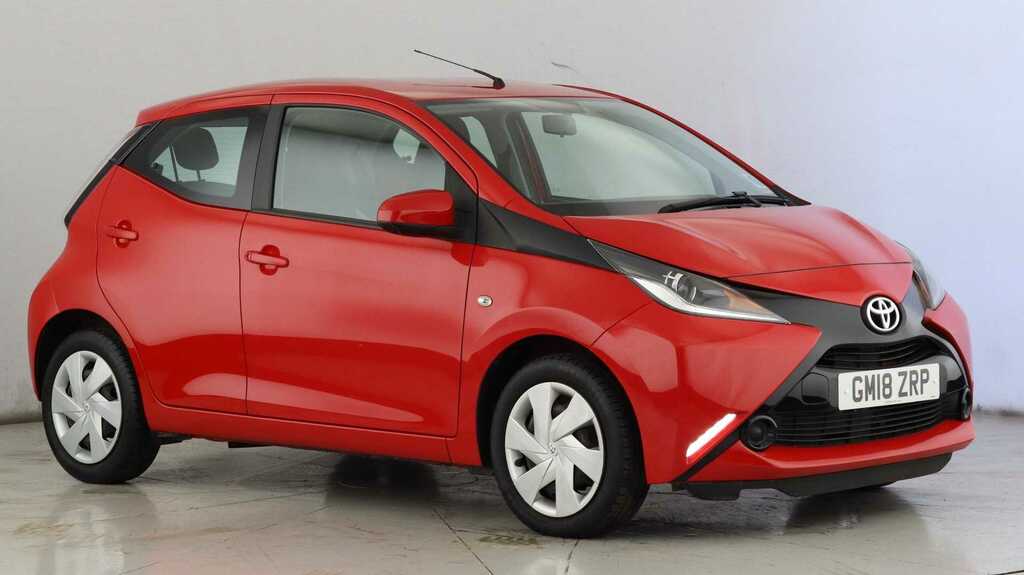 Compare Toyota Aygo 1.0 Vvt-i X-play X-shift GM18ZRP Red