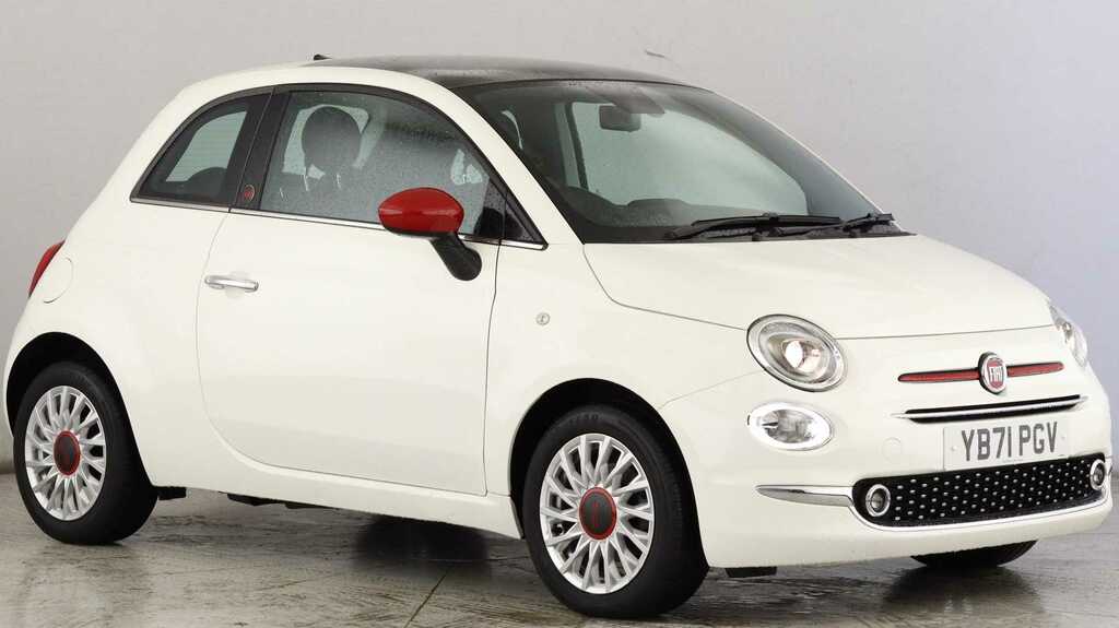 Compare Fiat 500 1.0 Mild Hybrid Red YB71PGV White