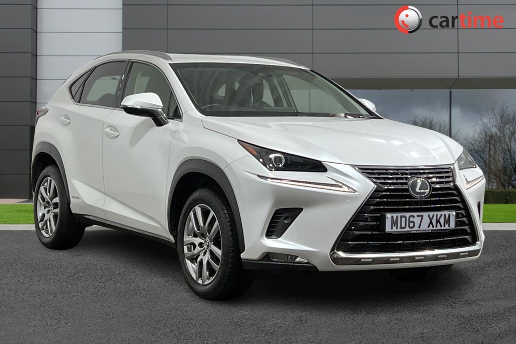Compare Lexus NX 2.5 300H Luxury 195 Bhp Heated Front Seats, Sat MD67XKM White