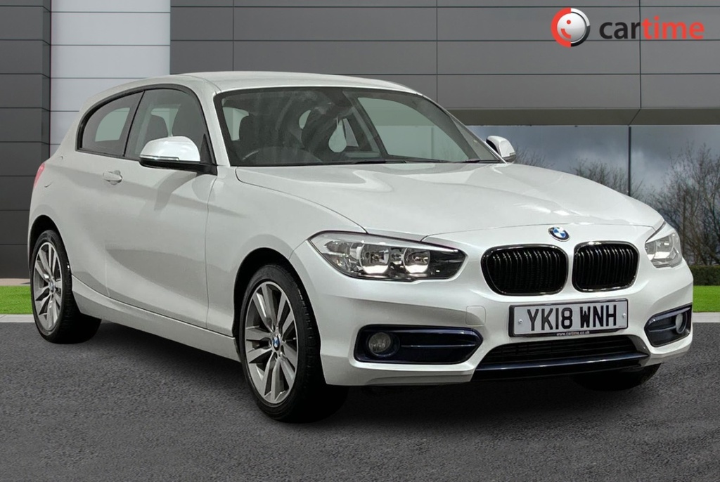 Compare BMW 1 Series 116D Sport YK18WNH White
