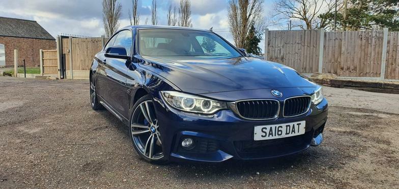 Compare BMW 4 Series 2.0 420D M Sport Euro 6 Ss SA16DAT Blue