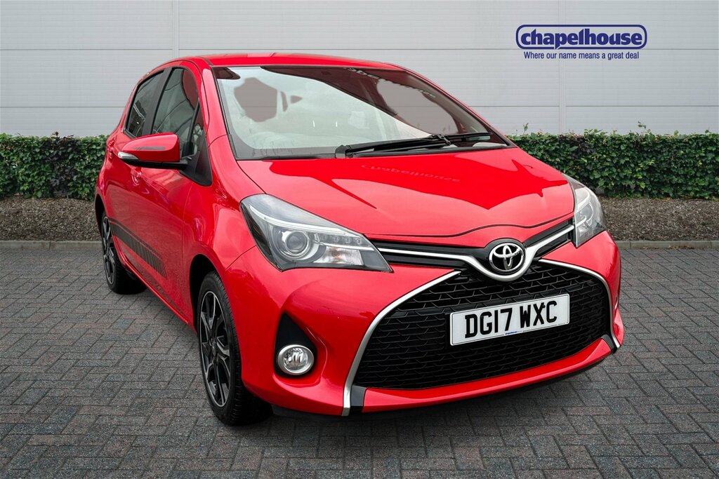 Compare Toyota Yaris Design Vvt-i 1.3 DG17WXC Red