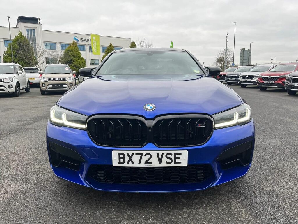Compare BMW M5 Saloon 4.4I V8 Competition Steptronic Xdrive Euro BX72VSE Blue