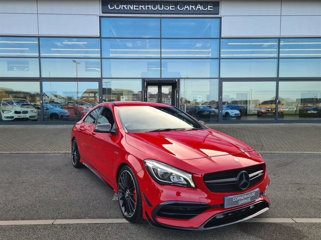 Compare Mercedes-Benz CLA Class 2.0 Coupe Spds Dct 4Matic Euro 6 Ss LH66BNJ Red