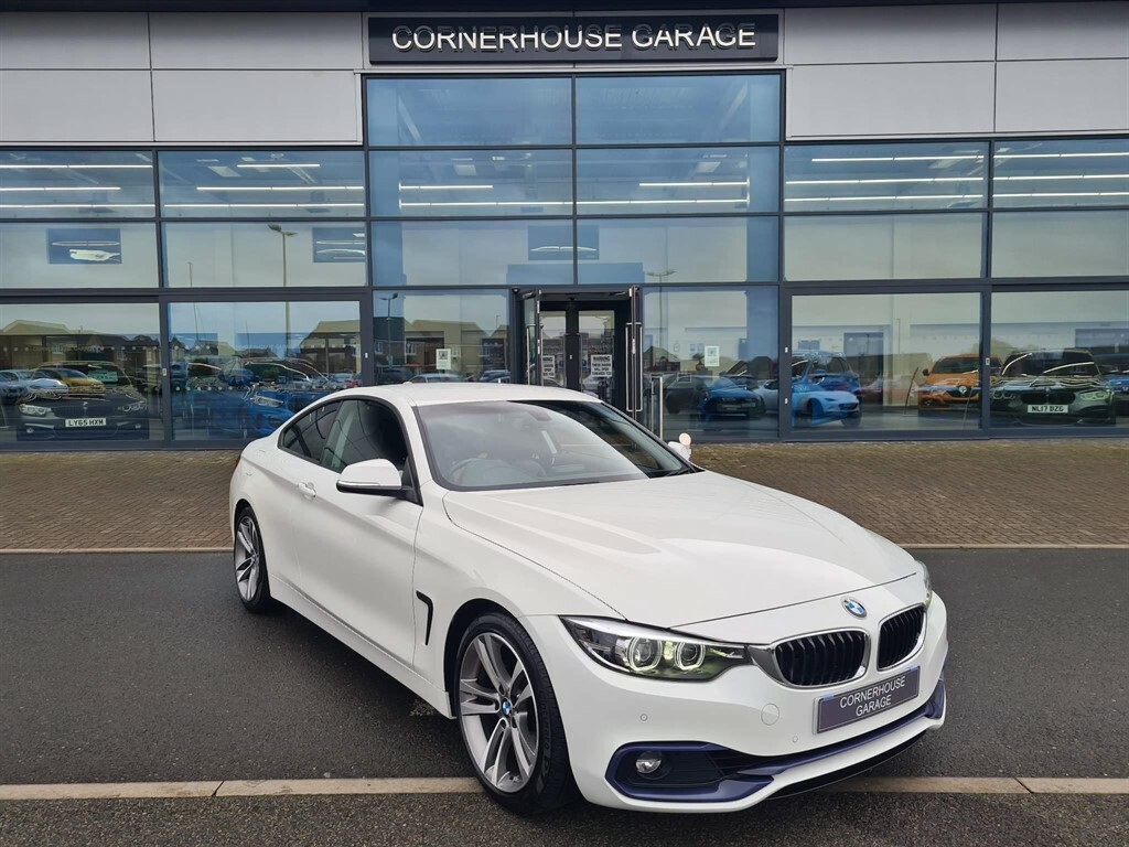 Compare BMW 4 Series 420I Sport GN68PZX White