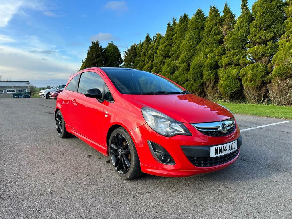 Compare Vauxhall Corsa 1.2 16V Limited Edition Euro 5 WN14AOD Red