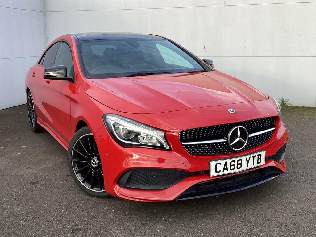 Compare Mercedes-Benz CLA Class Cla 200 Amg Line Night Edition Plus CA68YTB Red