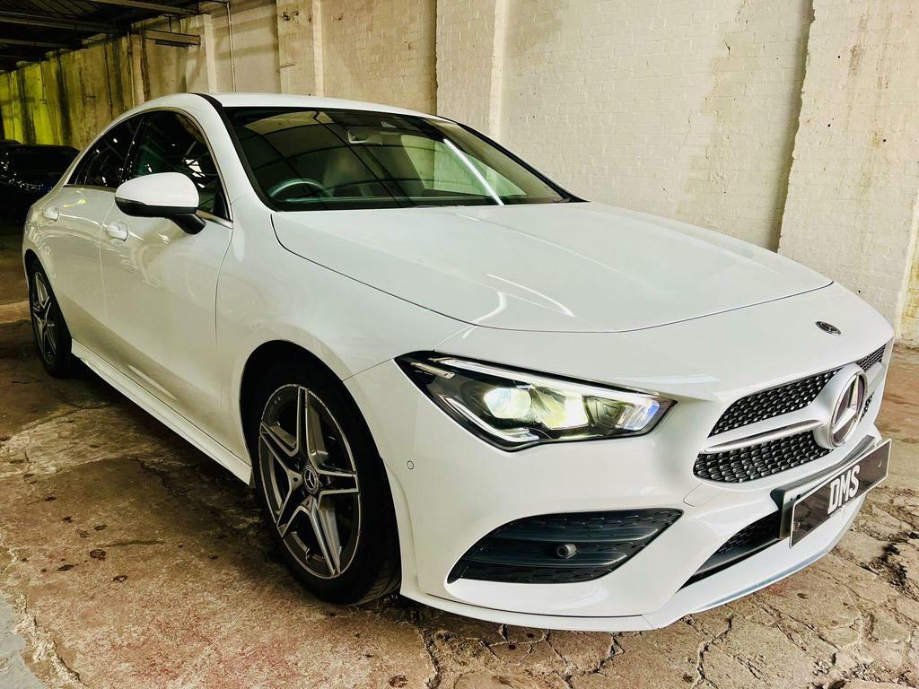Compare Mercedes-Benz CLA Class 1.3 Cla180 Amg Line Coupe 7G-dct Euro 6 Ss LS69DYD White