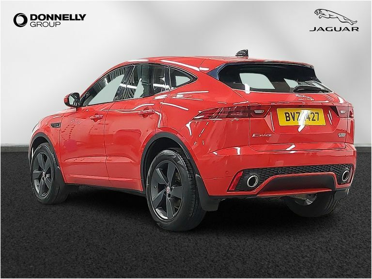 Compare Jaguar E-Pace 2.0D 180 Chequered Flag Edition BVZ1427 Red