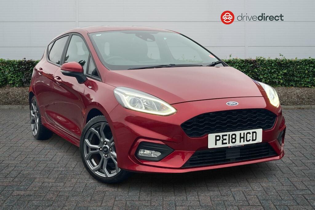 Compare Ford Fiesta 1.0 Ecoboost St-line X Hatchback PE18HCD Red