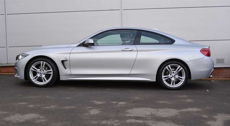 BMW 4 Series 420I Gpf M Sport Coupe Silver #1