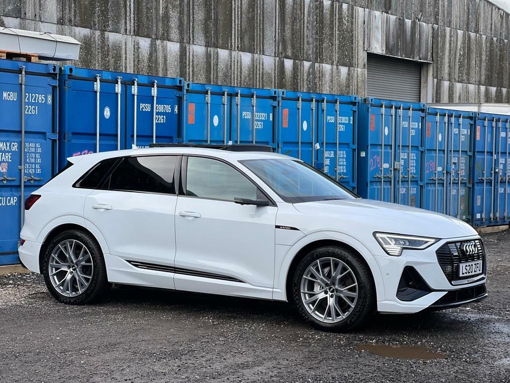 Compare Audi E-tron 50 Launch Edition Quattro LS20ZFU White