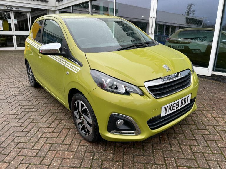 Compare Peugeot 108 Collection YK69BDT Green