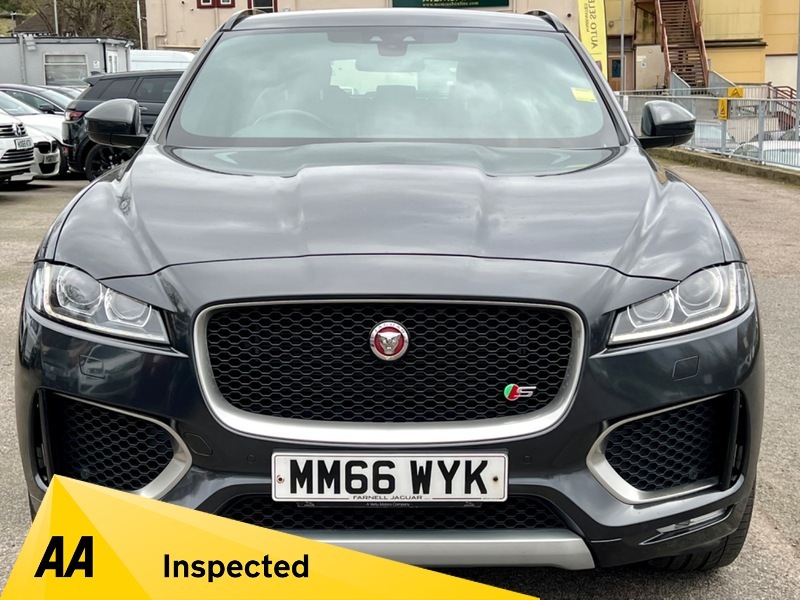 Compare Jaguar F-Pace V6 S Awd - 2017 66 Plate MM66WYK Grey