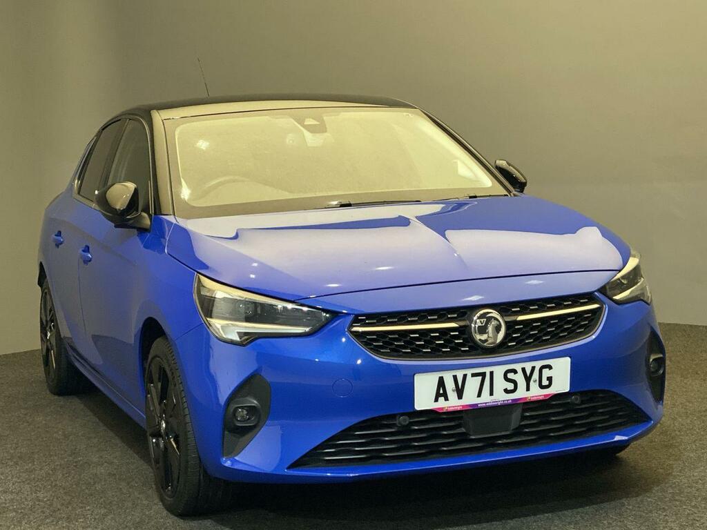 Compare Vauxhall Corsa-e 50Kwh 136 Bhp Elite Nav Premium Vq AV71SYG Blue