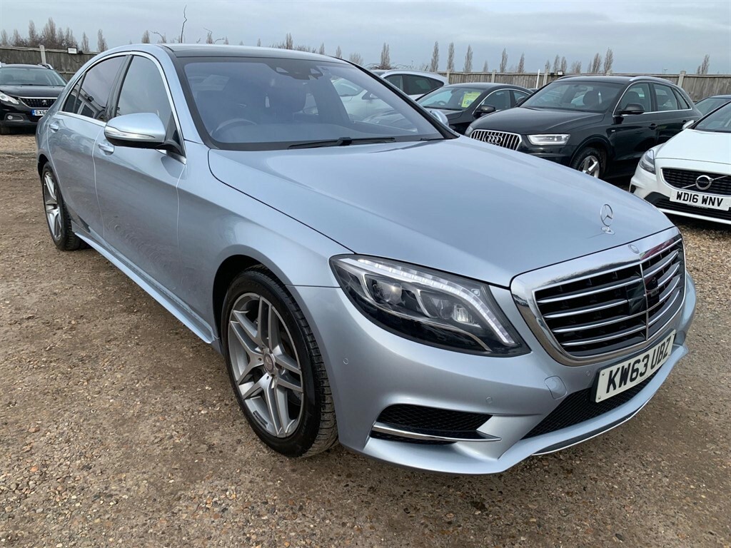 Compare Mercedes-Benz S Class S500 L Amg Line Executive KW63UBZ Silver