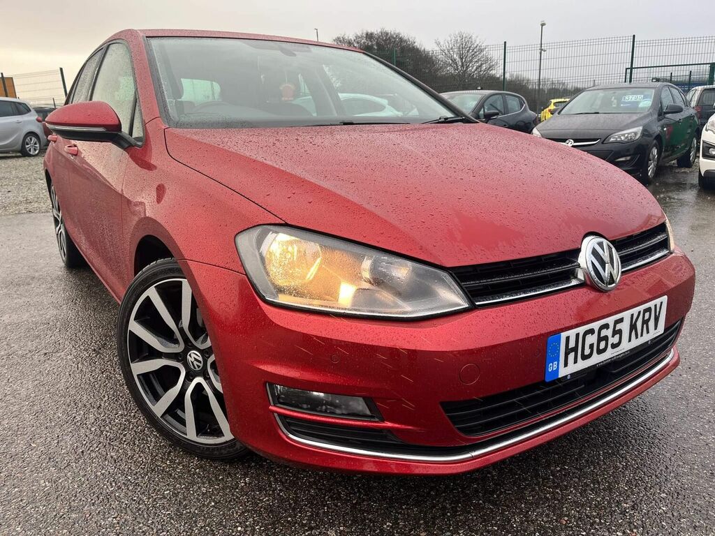 Compare Volkswagen Golf Hatchback 1.4 Tsi Bluemotion Tech Act Gt Euro 6 S HG65KRV Red