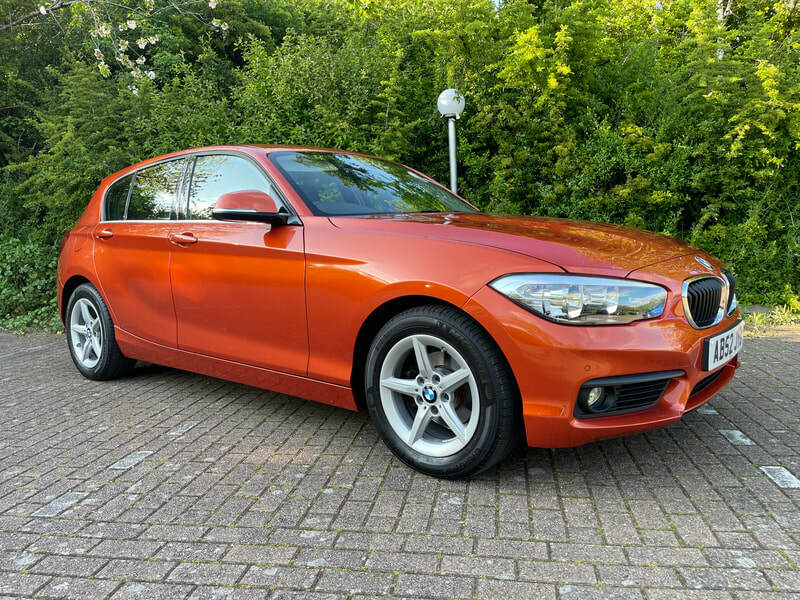 Compare BMW 1 Series 2016 16 Reg Hatchback 9,400 Miles 1.5L A AB52JYB Orange