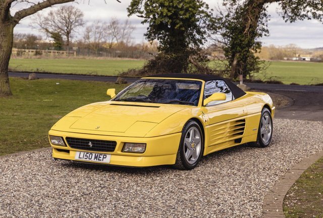 Compare Ferrari 348 348 Spider 3.4 V8 5 Speed Sports L150MEP Yellow