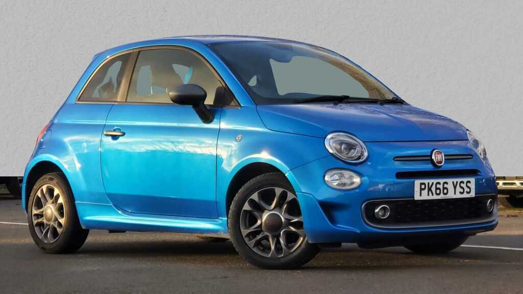 Compare Fiat 500 1.2 S PK66YSS Blue