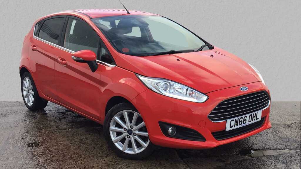 Compare Ford Fiesta 1.0 Ecoboost Titanium CN66OHL Red